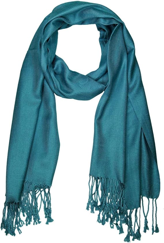 Silky Solid Soft Pashmina Shawl Stole