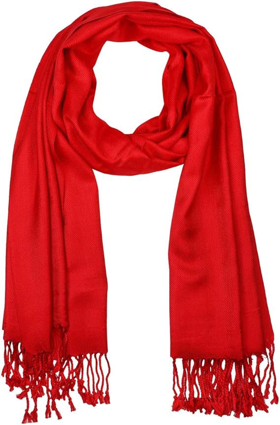 Silky Solid Soft Pashmina Shawl Stole