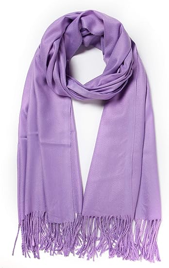 Silky Solid Soft Pashmina Shawl Stole