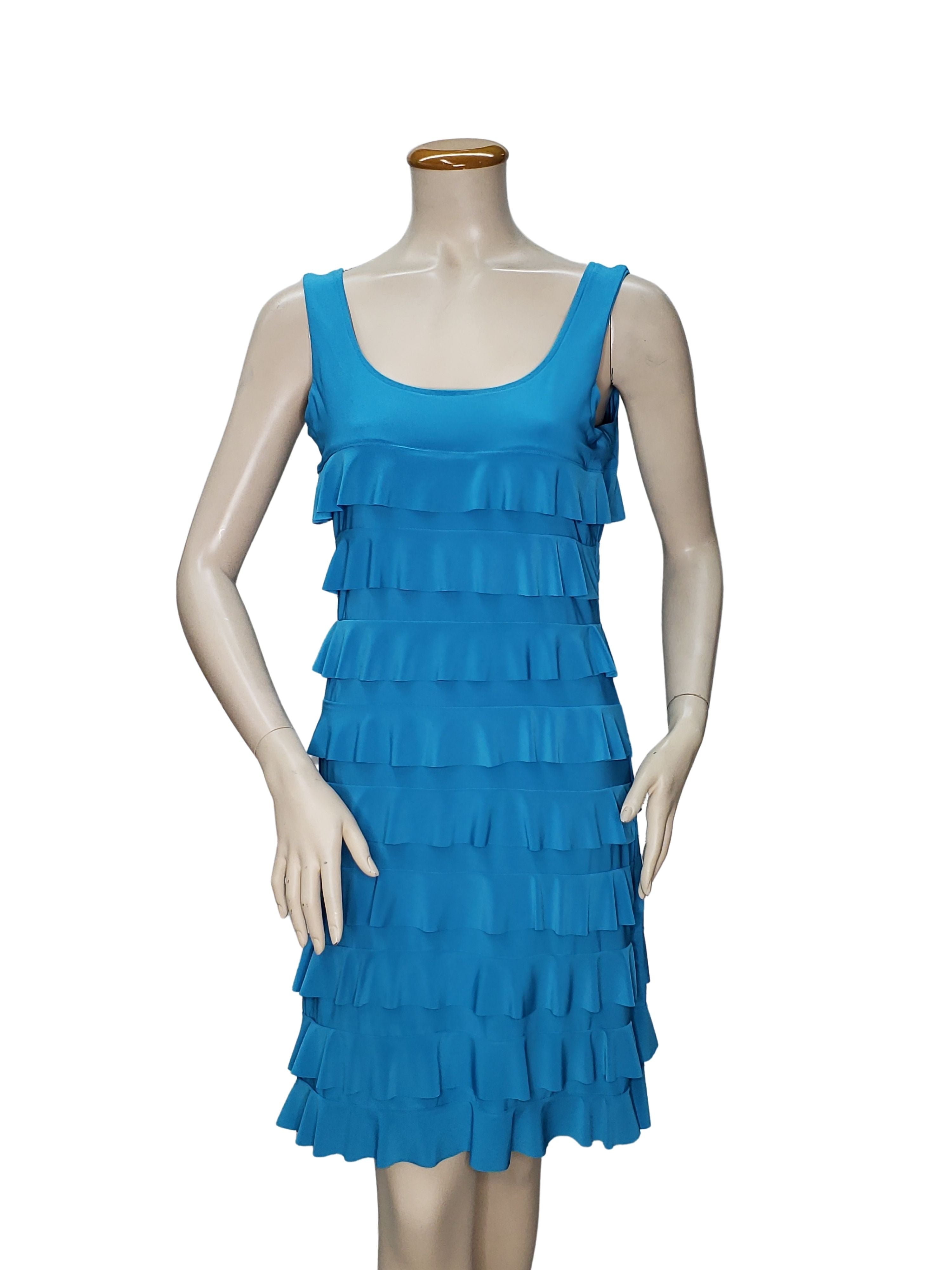 FASHQUE - CHACHA Ruffle Dress Sleeveless Knee length - D760 SALE