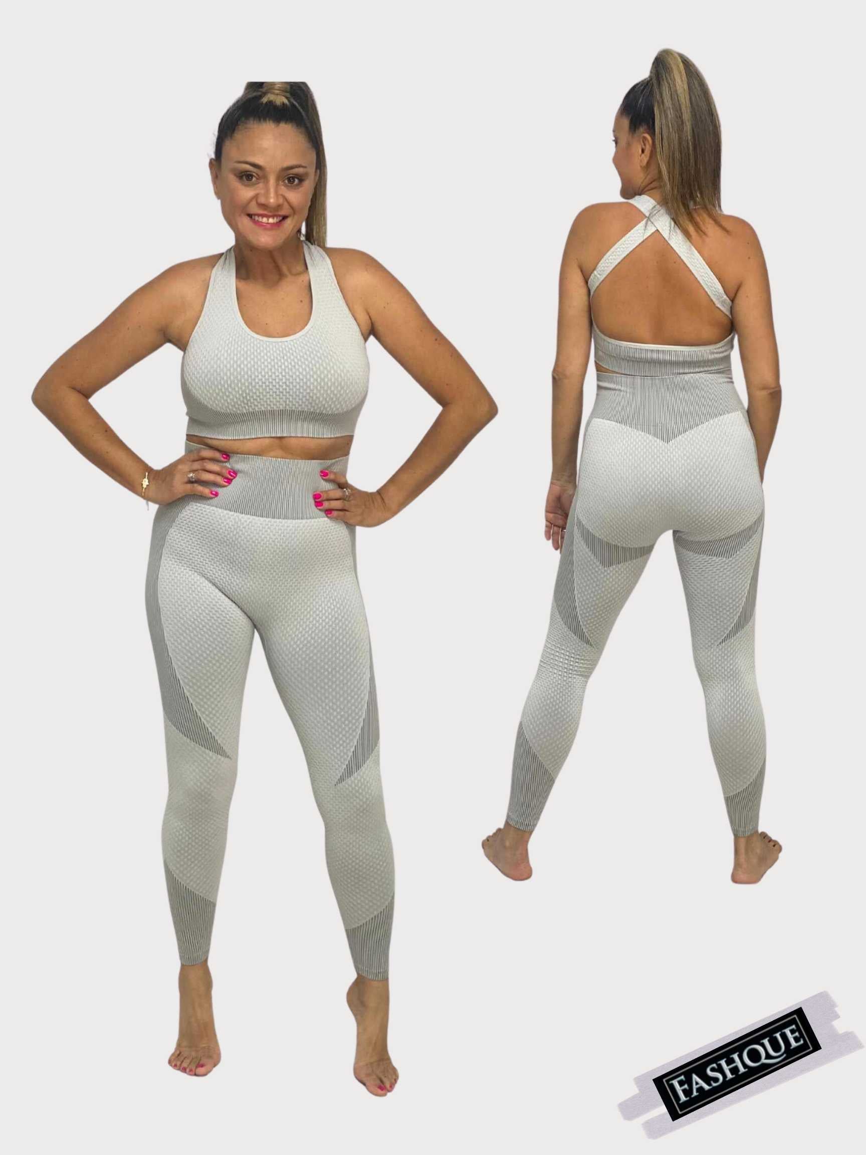 Workout Sets for Women 3 PCS Yoga Outfits Activewear Set - P2193