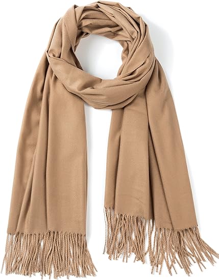 Silky Solid Soft Pashmina Shawl Stole