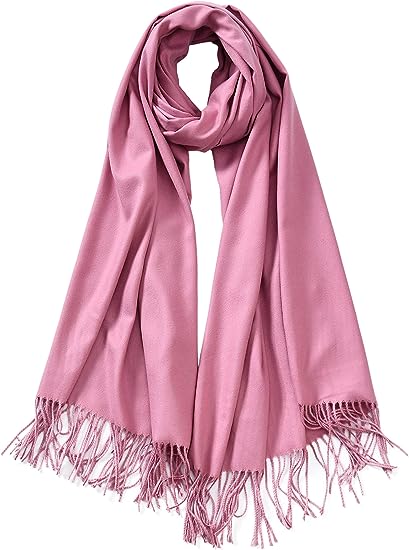 Silky Solid Soft Pashmina Shawl Stole