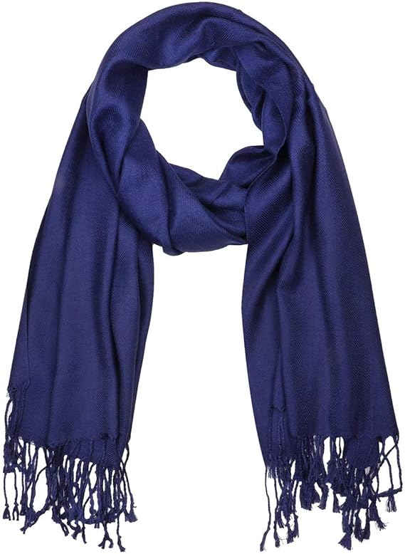 Silky Solid Soft Pashmina Shawl Stole