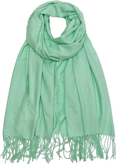 Silky Solid Soft Pashmina Shawl Stole