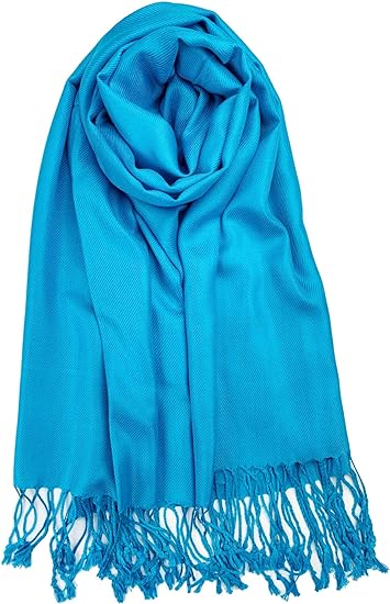 Silky Solid Soft Pashmina Shawl Stole