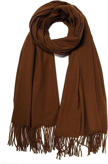 Silky Solid Soft Pashmina Shawl Stole