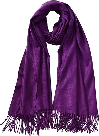 Silky Solid Soft Pashmina Shawl Stole