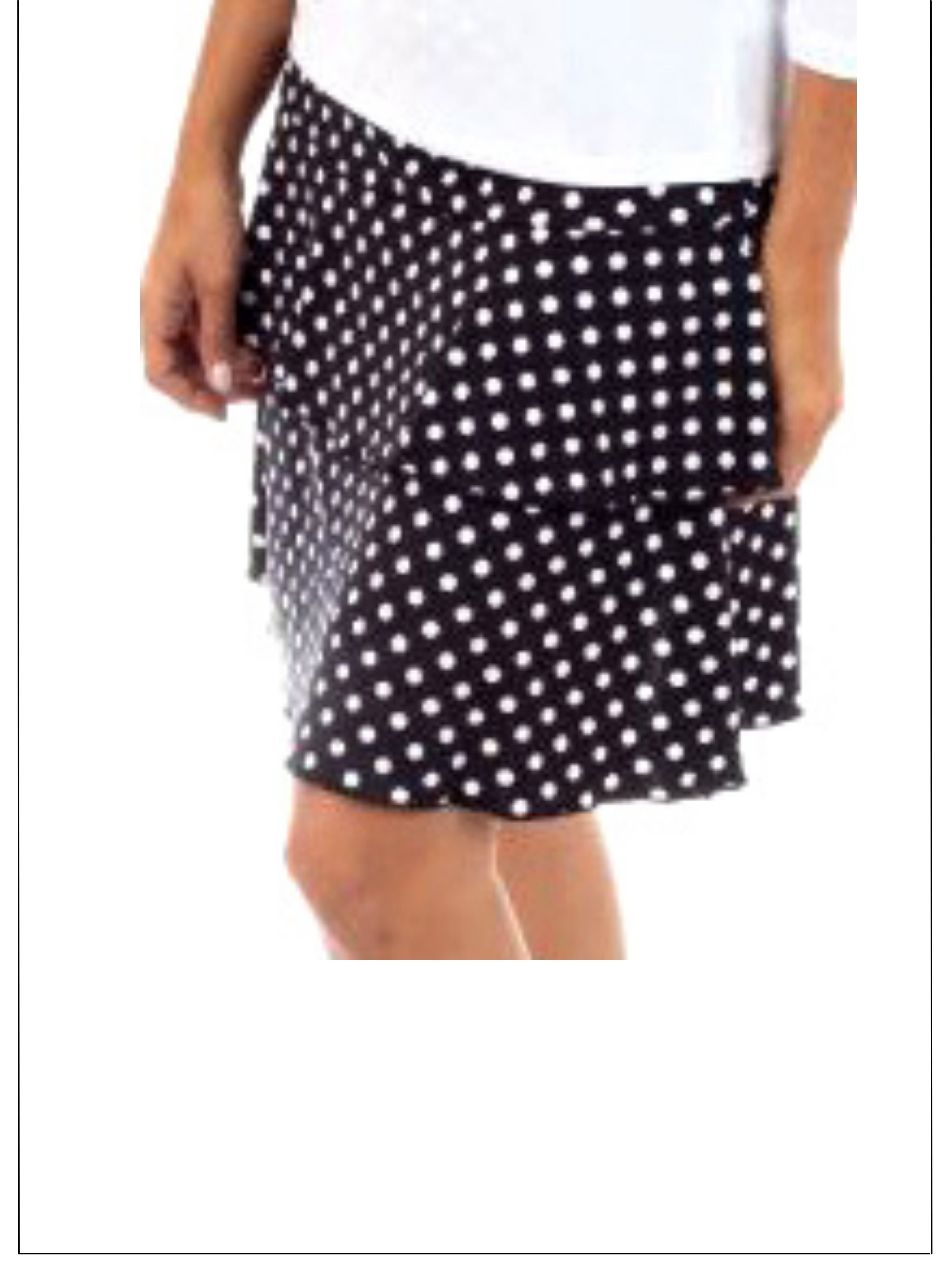 FASHQUE - 3 Tier PRINTED SKORT with the Ruffle in the center - SH001