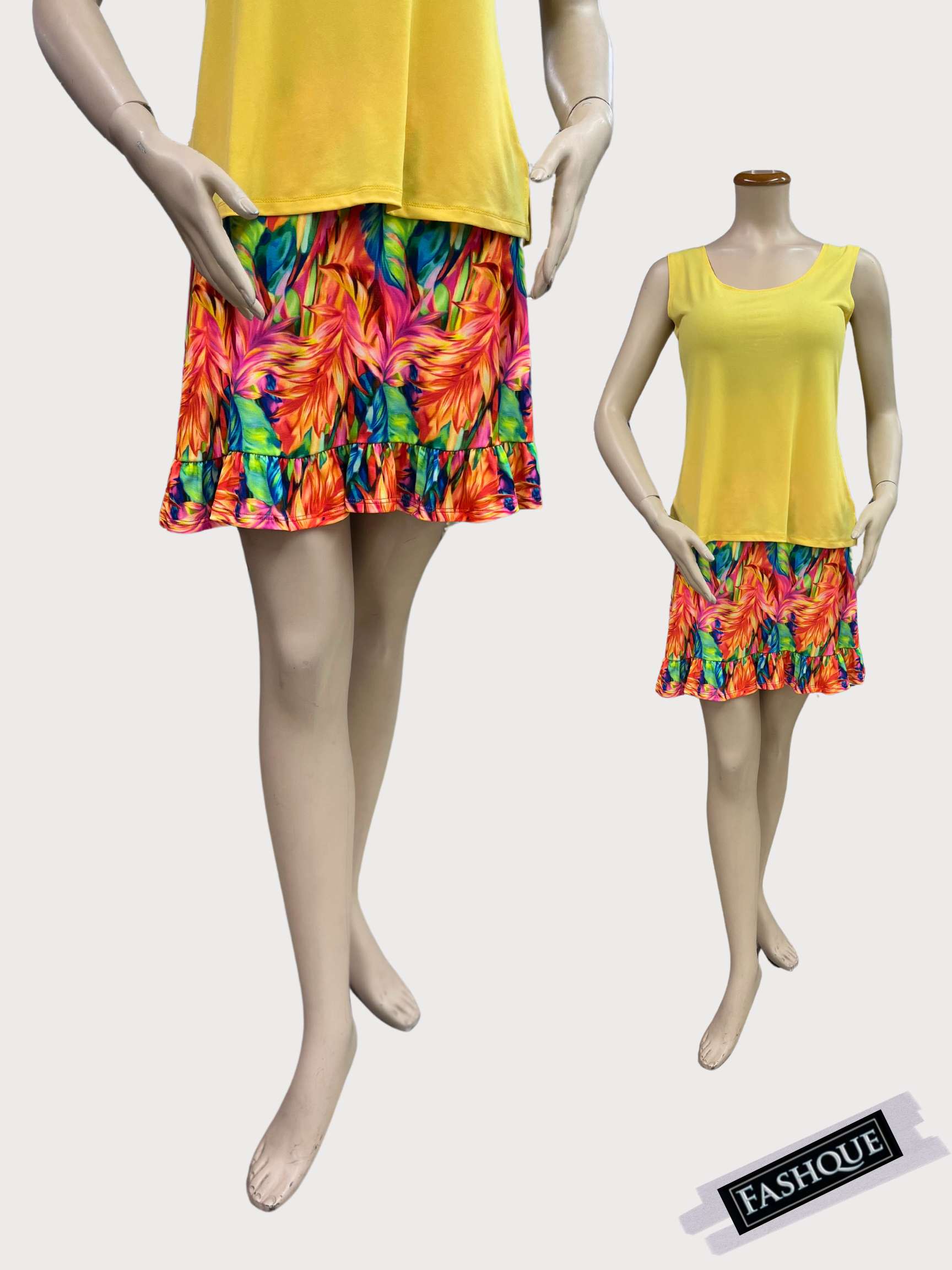 FASHQUE - Women Golf Skort with ruffle on bottom & Pockets - SK2014