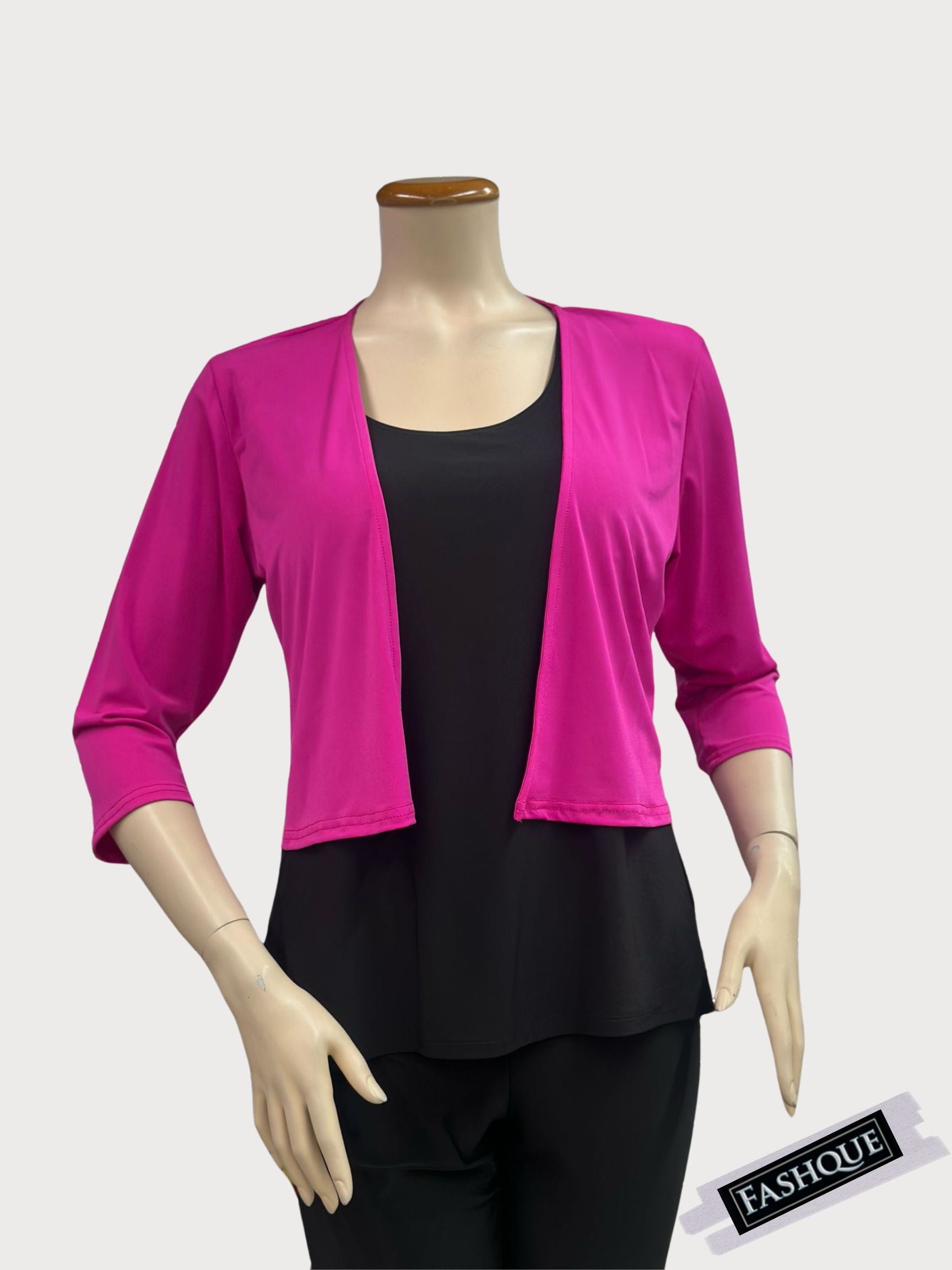 FASHQUE - Bolero with 3/4 Sleeves - T360