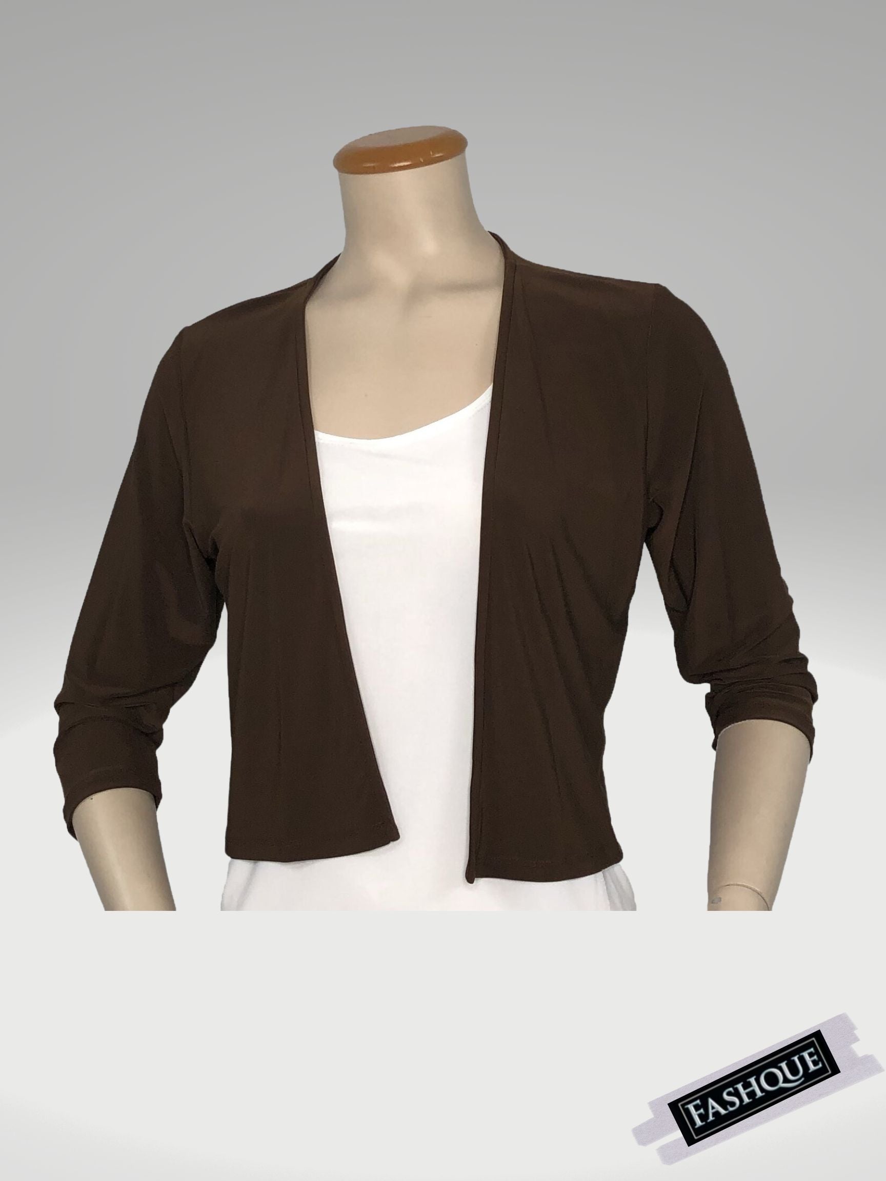 FASHQUE - Bolero with 3/4 Sleeves - T360