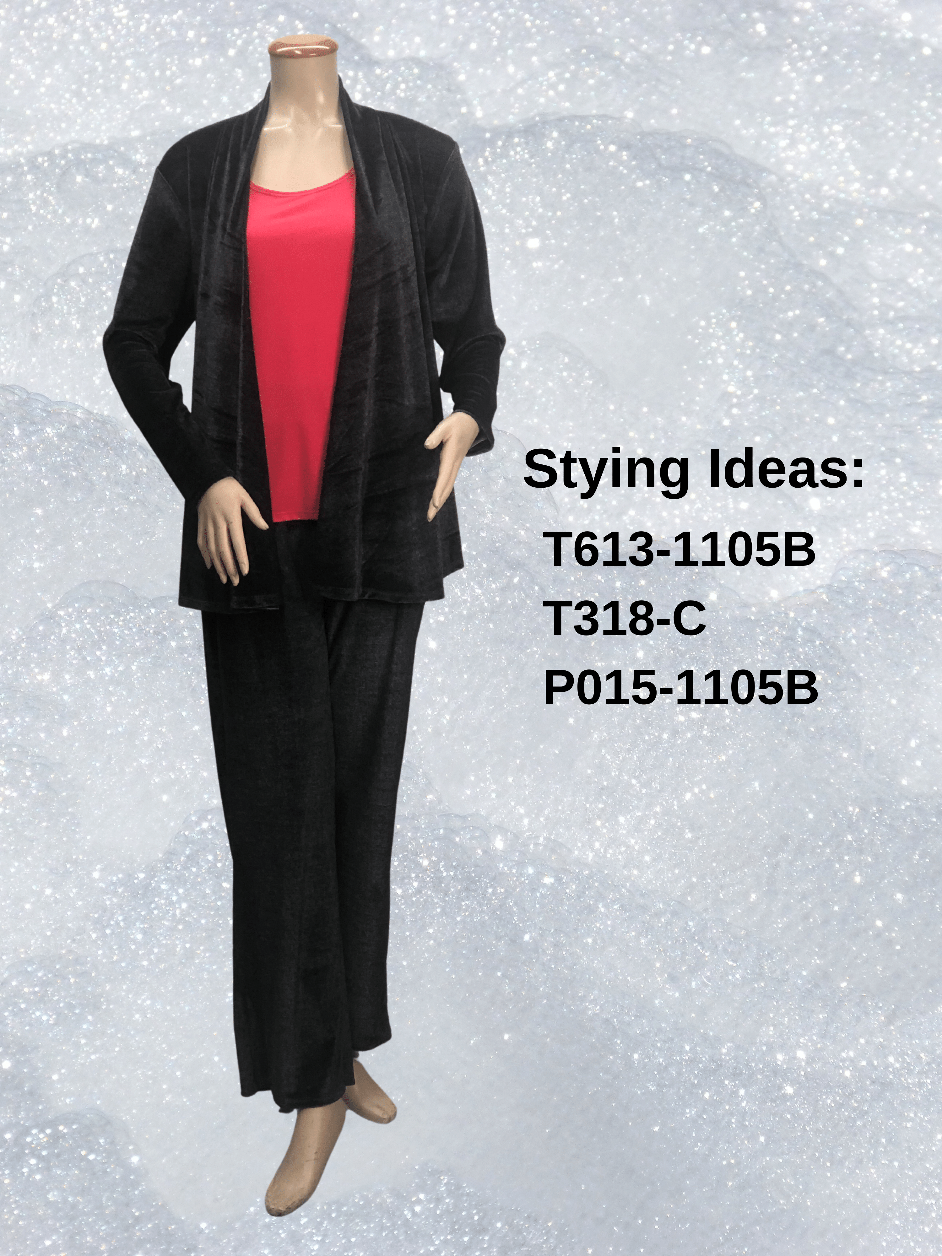 FASHQUE - Solid Open Front Long Full Sleeve Cardigan - T613